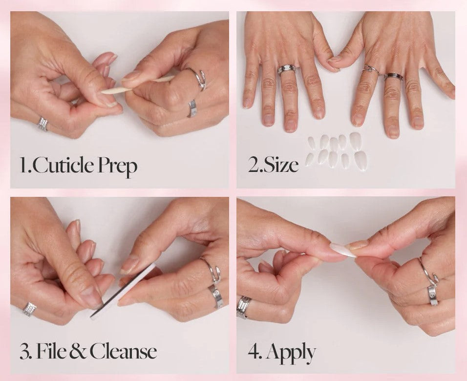 (3 Box) Of Pinky Key Double Shades Nails