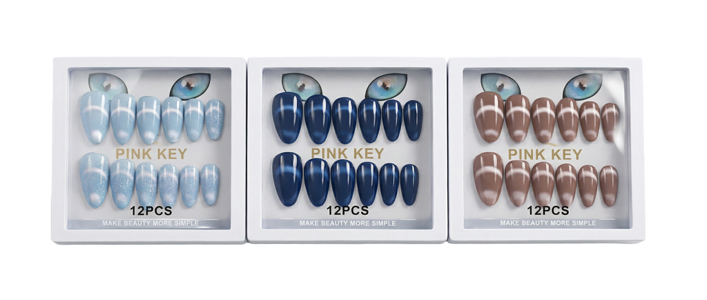 (3 Box) Of Pinky Key Double Shades Nails