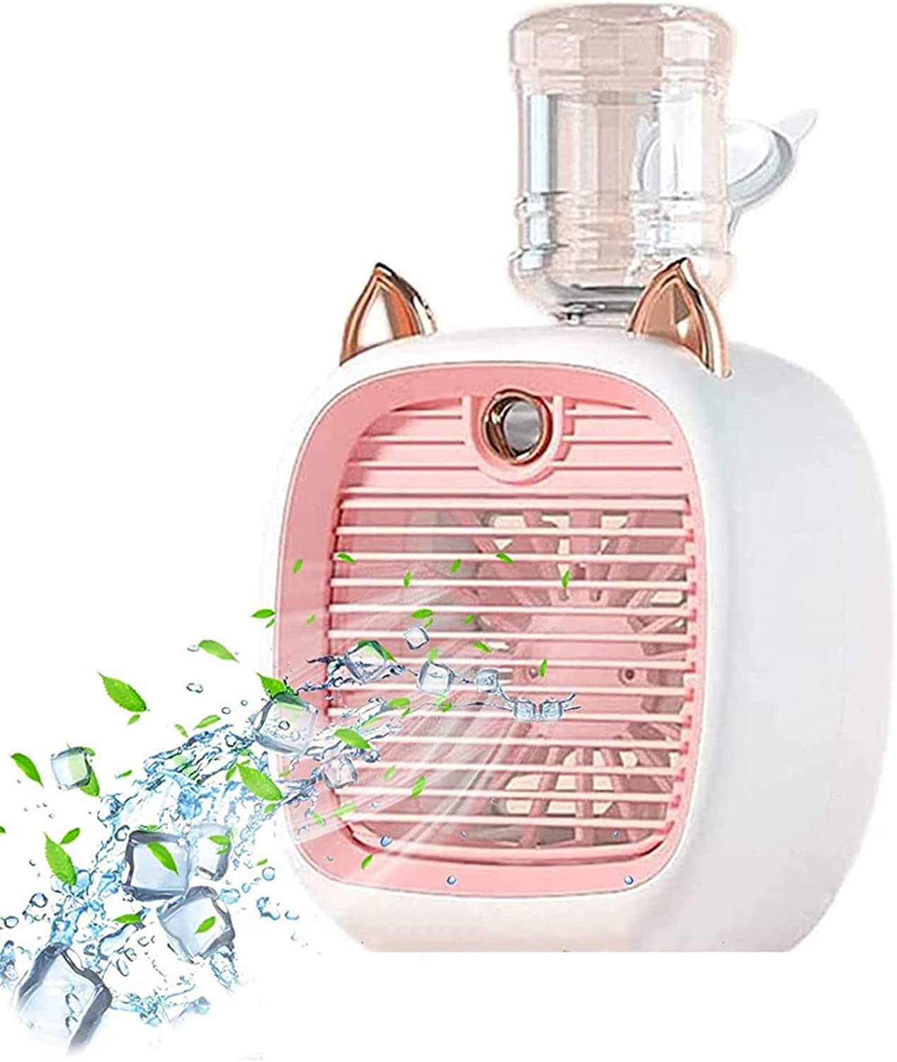 Mini Portable Recharging Cooling Fan – Cute Cat Design