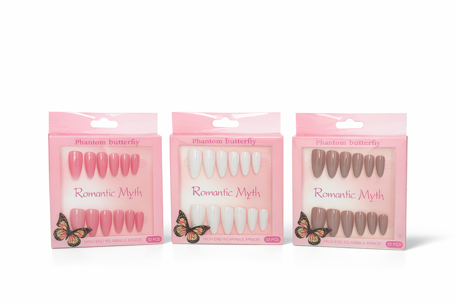 ( 3Box )  Of Romantic Myth Press On - Gel Nails