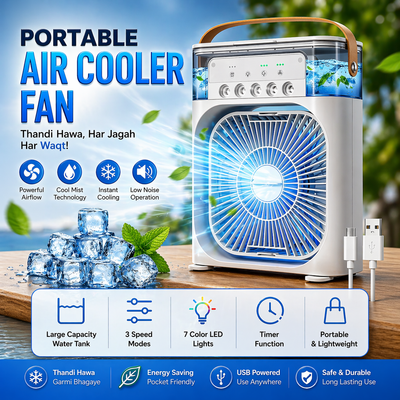 Portable Air Cooler Fan – USB Mini AC