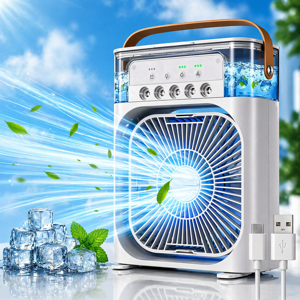 Portable Air Cooler Fan – USB Mini AC
