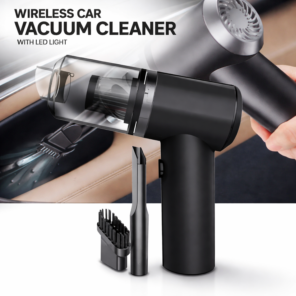 Mini Wireless Cordless Handheld Car Vacuum Cleaner