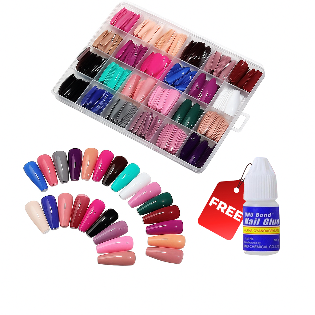 576 Pcs – Artificial Full Cover Nails