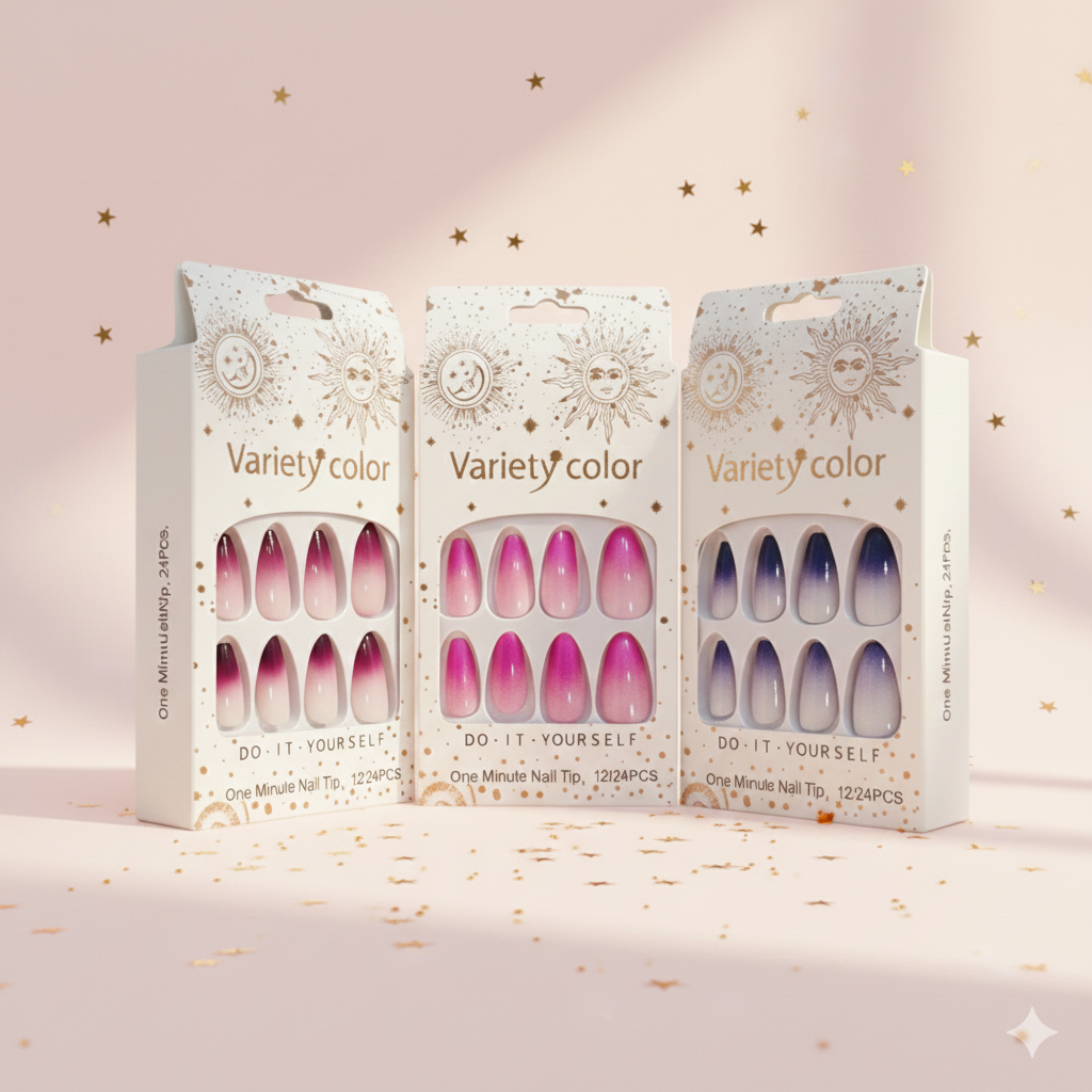 (3 Pack) Of Luxury Fancy Nails