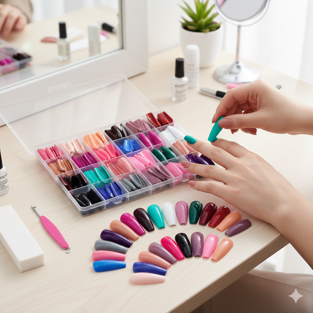 576 Pcs – Artificial Full Cover Nails