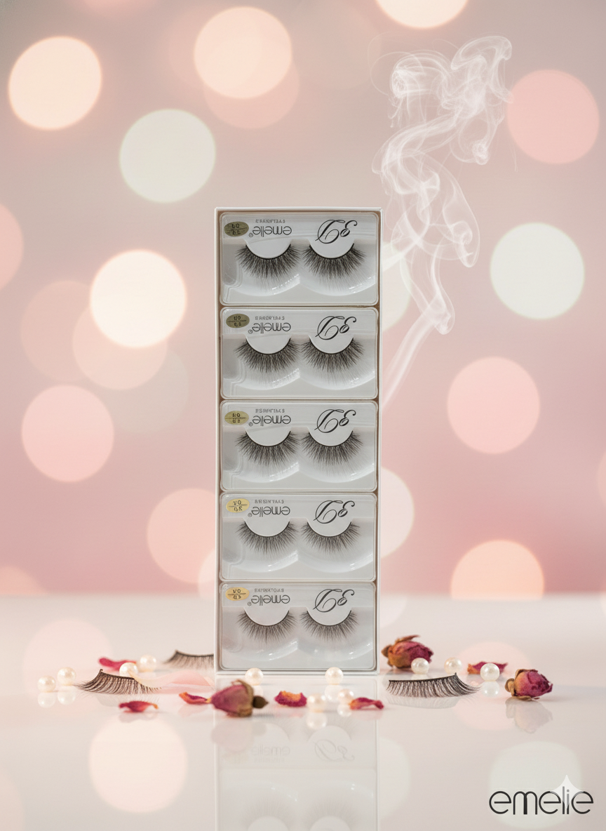 Eyelase Cooo Emelie,False Eye Lashes 3D Mink – (10 Pcs)