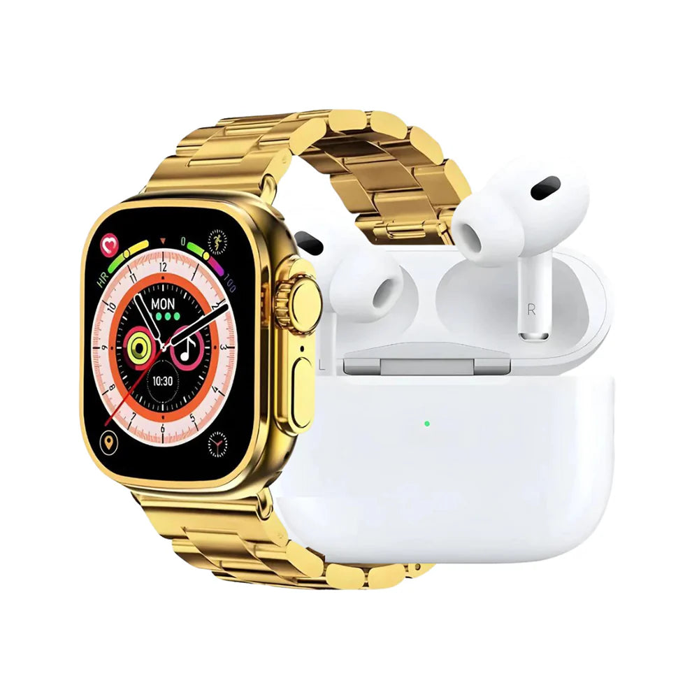 I20 Ultra Smart Watch With Premium Earbuds 10 In 1 Deal