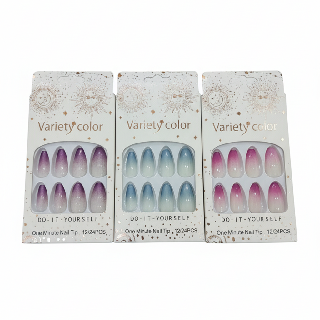 (3 Pack) Of Luxury Fancy Nails Premium Press-On Fancy Nails