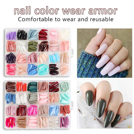 576 Pcs – Artificial Nails Box